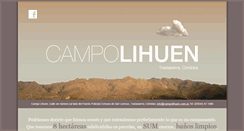 Desktop Screenshot of campolihuen.com.ar