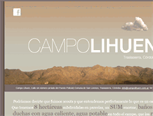 Tablet Screenshot of campolihuen.com.ar